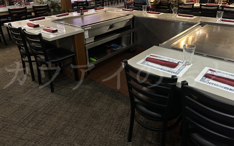 鉄板焼きエリア