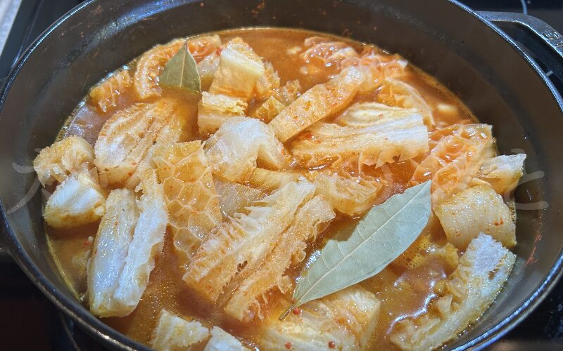 ハチノスを入れました！