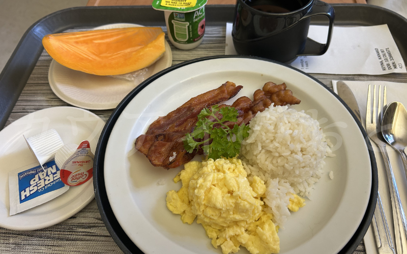 アメリカ朝食
